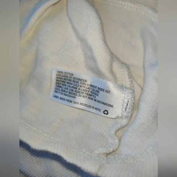 Genuine Kids Oshkosh Long Sleeve White 1/2 Button Blouse Size 18 Months - Picture 3 of 6